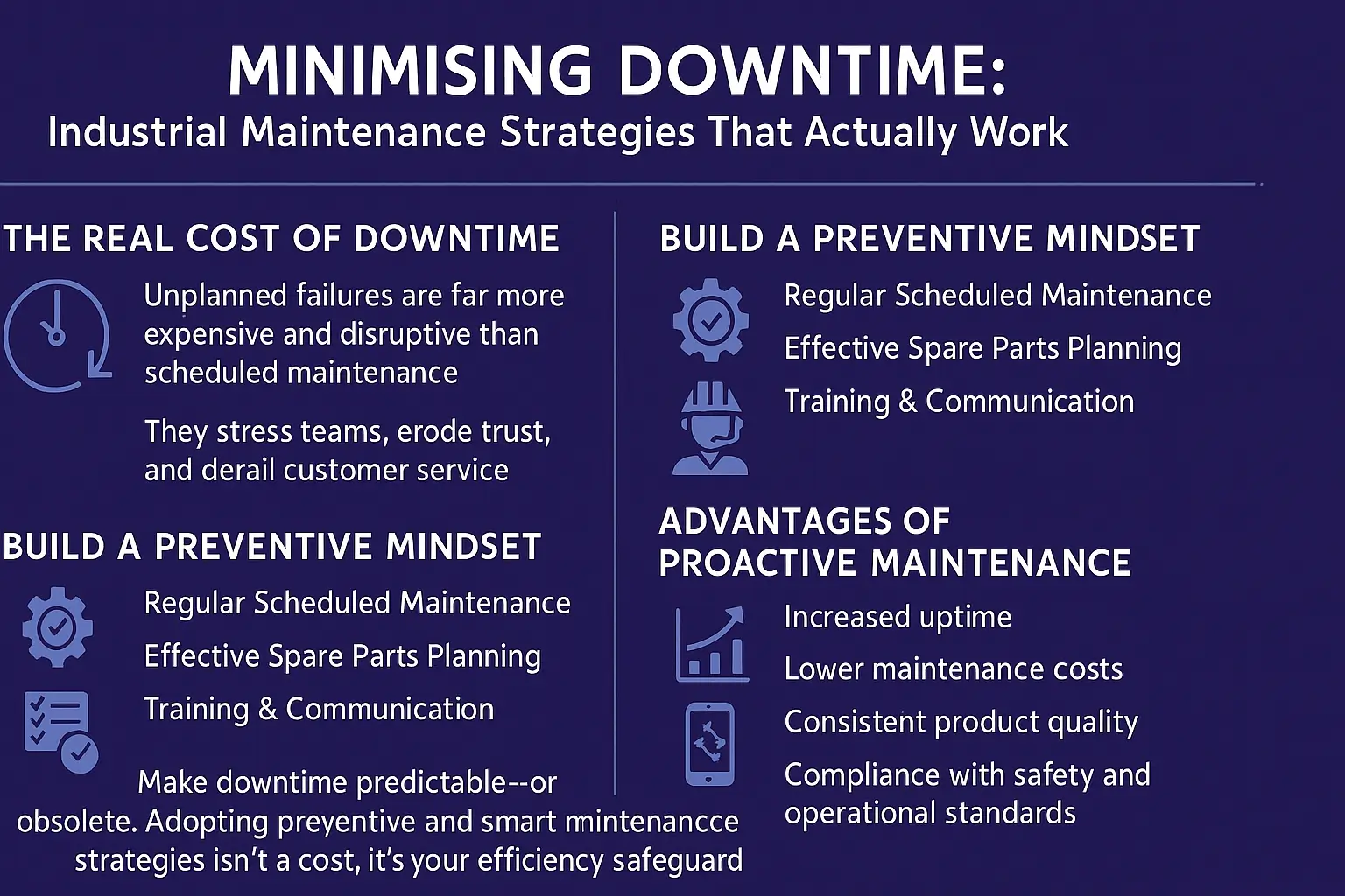 Minimizing Downtime Here are Industrial Equipment Maintenance Strategies That Actually Work